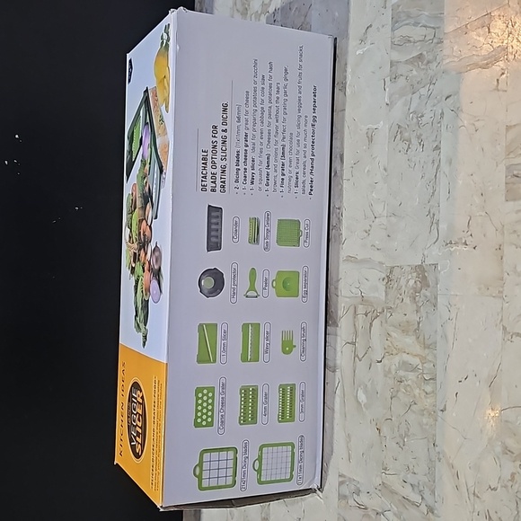 Vegetable Chopper, Pro Onion Choppers, Multifunctional 16 in 1 Food Slic… - Picture 8 of 8